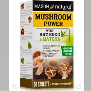 Mushroom Power with 95% EGCG & Matcha - 60 Tablets